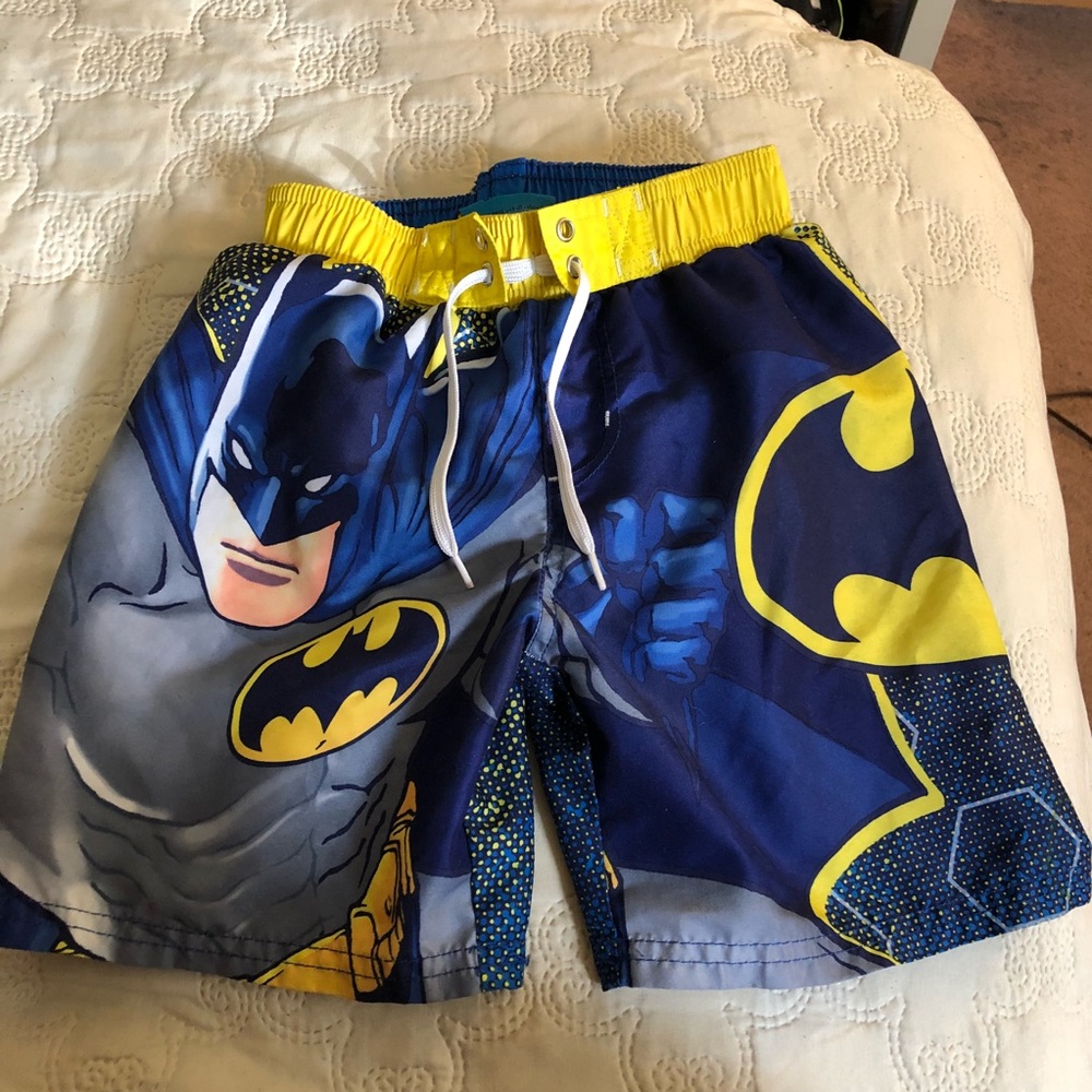 Toddler boy swim shorts Batman
